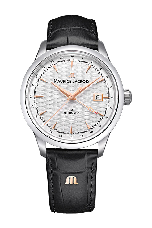 756048-SS001-131-2 – MAURICE LACROIX AUTOMATIC VAGUES DU JURA GMT