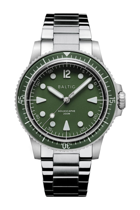 AQU21GREE12 – BALTIC AQUASCAPHE MK2 GREEN 39.50MM