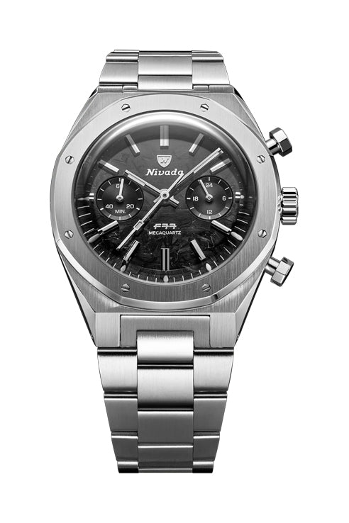 68002Q7 – NIVADA F77 CHRONO MECAQUARTZ CARBON