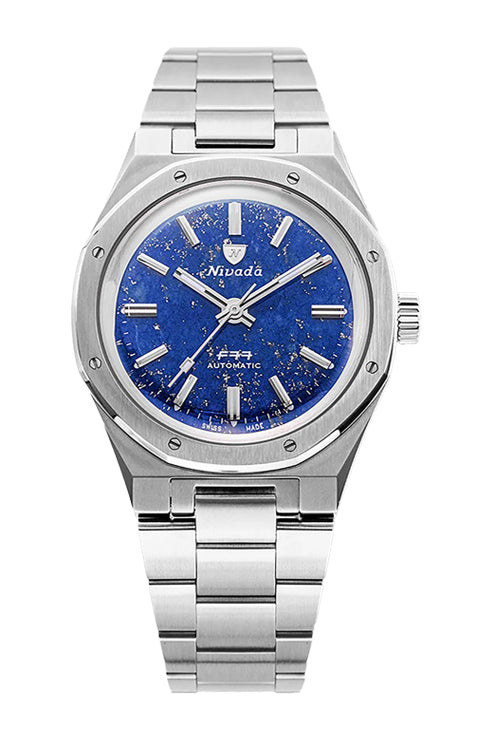 68009A77 – NIVADA F77 STAINLESS STEEL LAPIS LAZULI