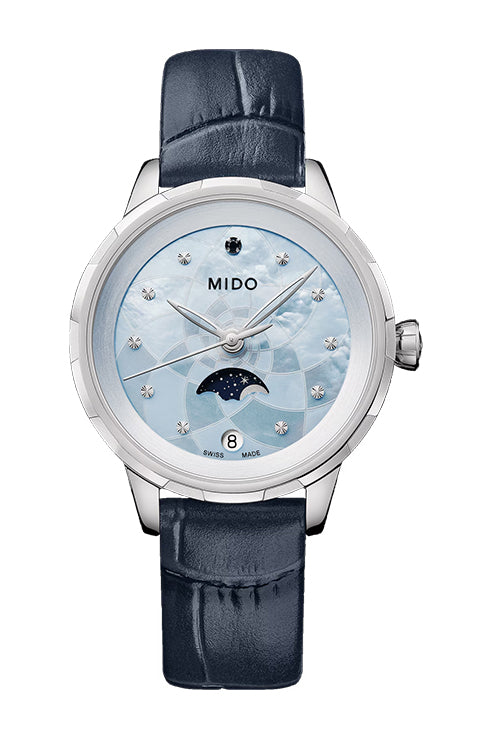 M043.023.16.131.00 - MIDO RAINFLOWER MOONPHASE QUARTZ