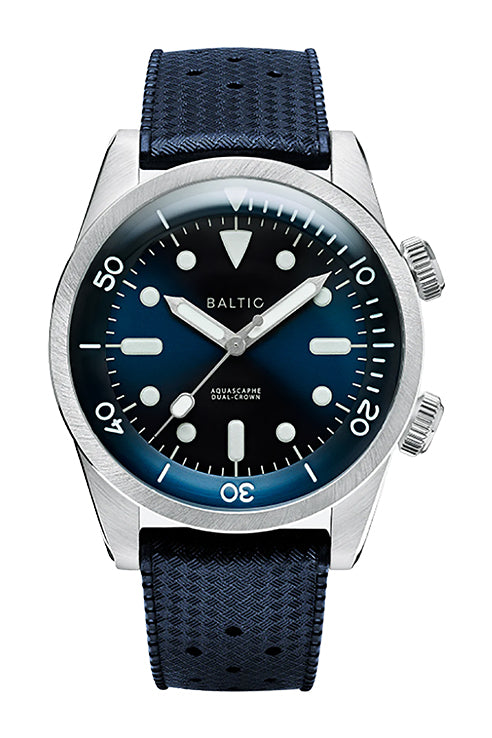 DUA11BLUS71 - BALTIC AQUASCAPHE DUAL CROWN BLUE