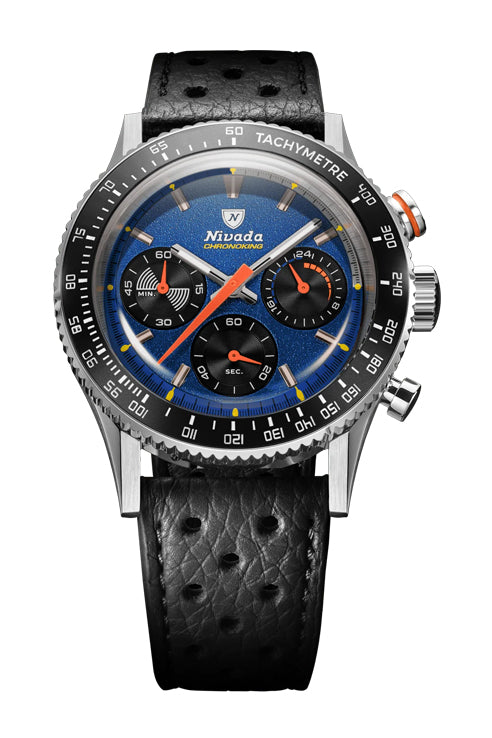 87050Q10 – NIVADA CHRONOKING MECAQUARTZ RACING BLUE